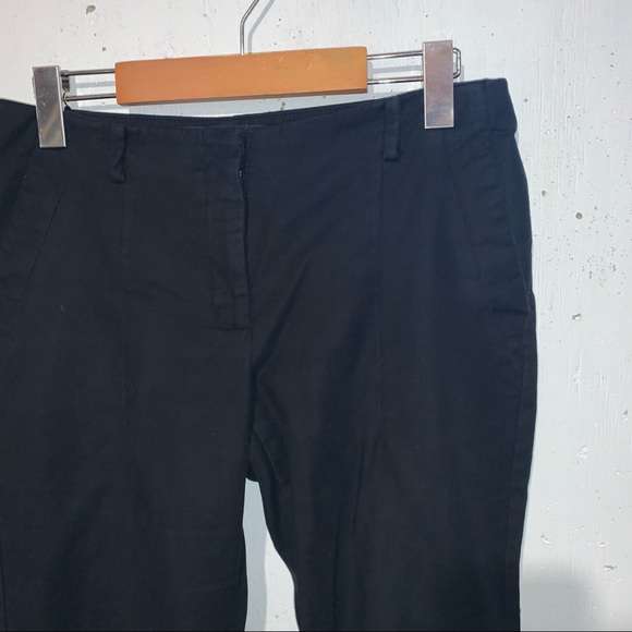 Zara Basic Straight Leg Dress Pant Trouser Black - Picture 4 of 5